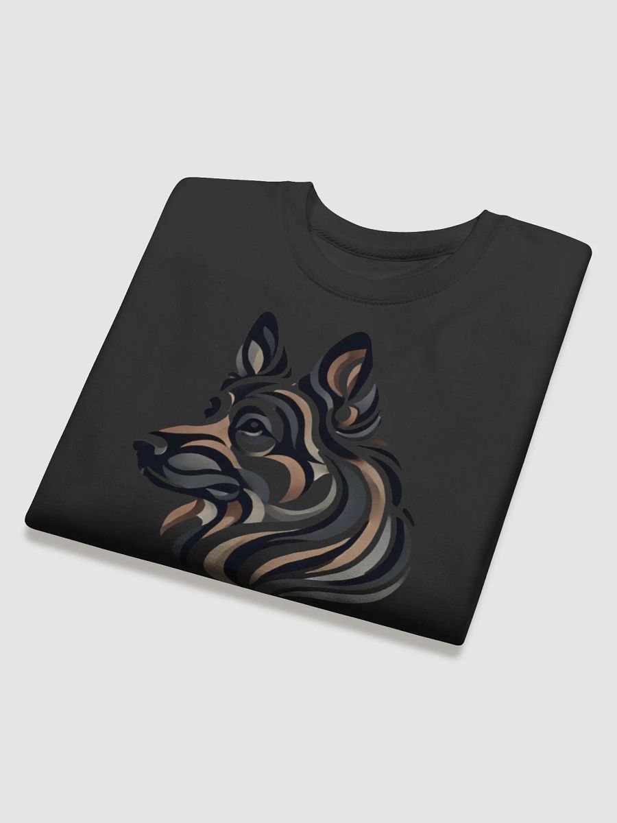 Sleek German Shepherd Abstract Art Premium Sweatshirt product image (4)