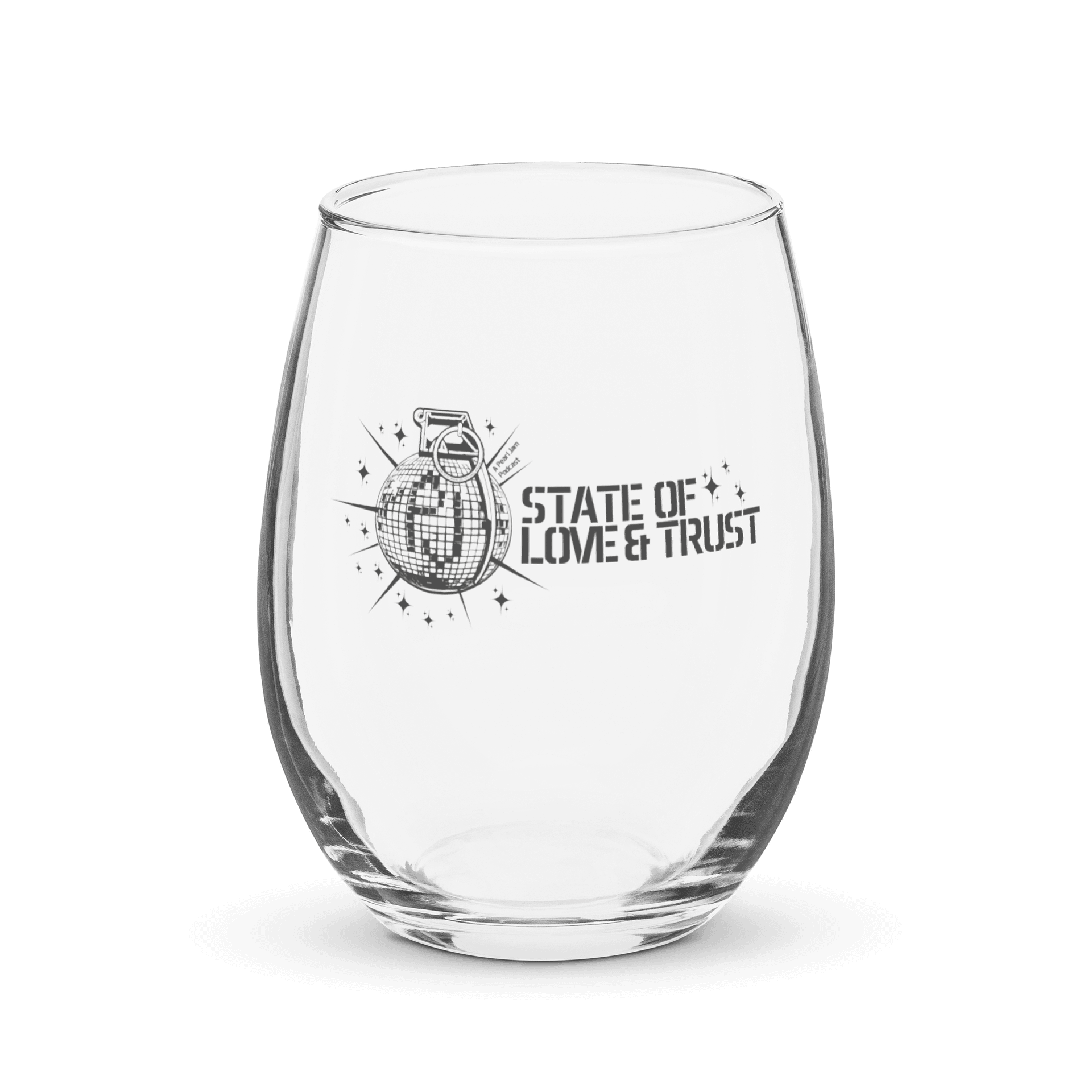 Disco Bomb! Stemless Wine Glass (Bianco) product image (1)