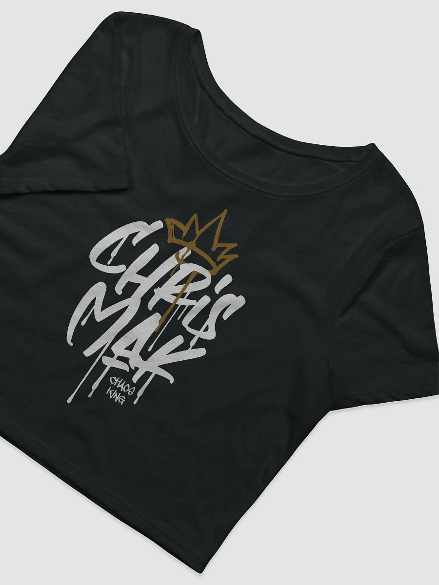 Chaos King Crop top in Black product image (2)