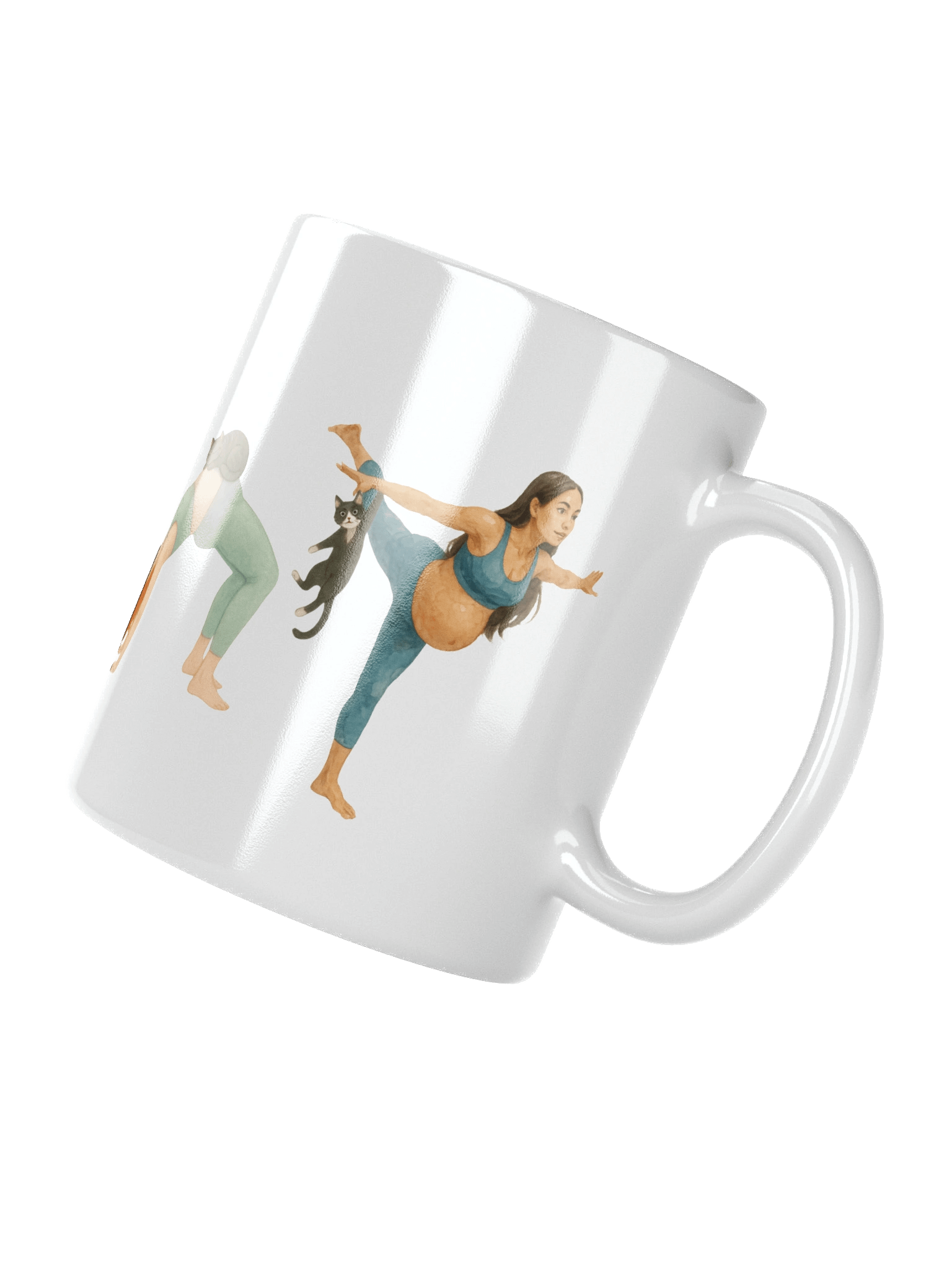 Prenatal Yoga with Cats Mug product image (3)