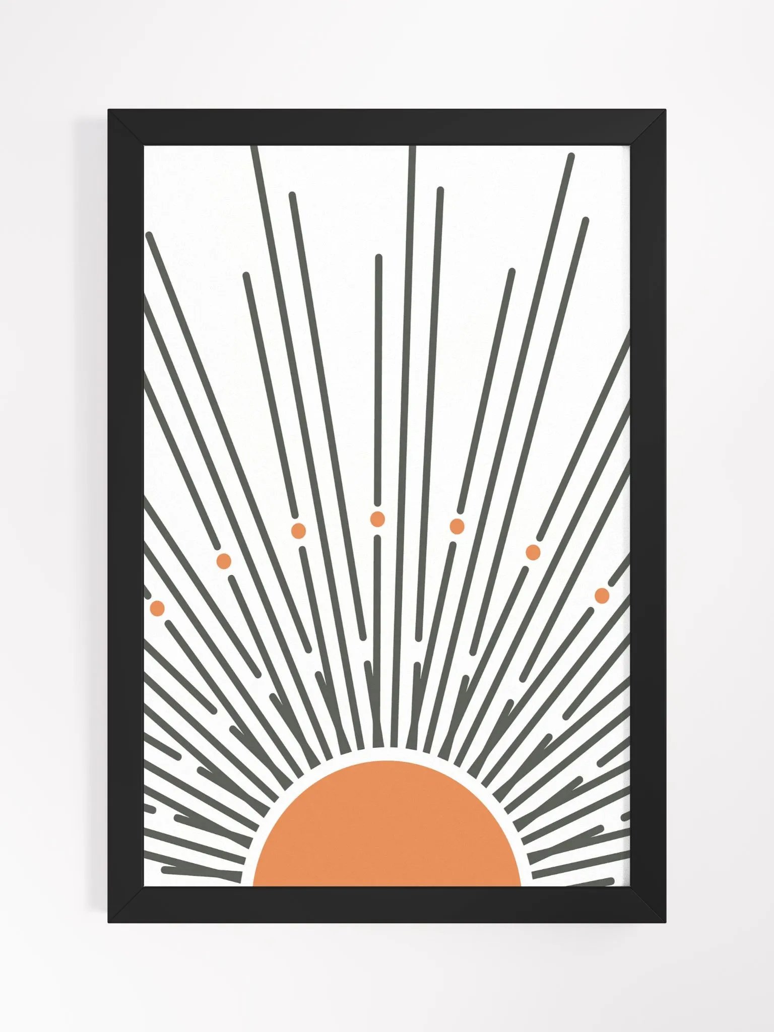 Radiant Sunburst Framed Poster product image (5)