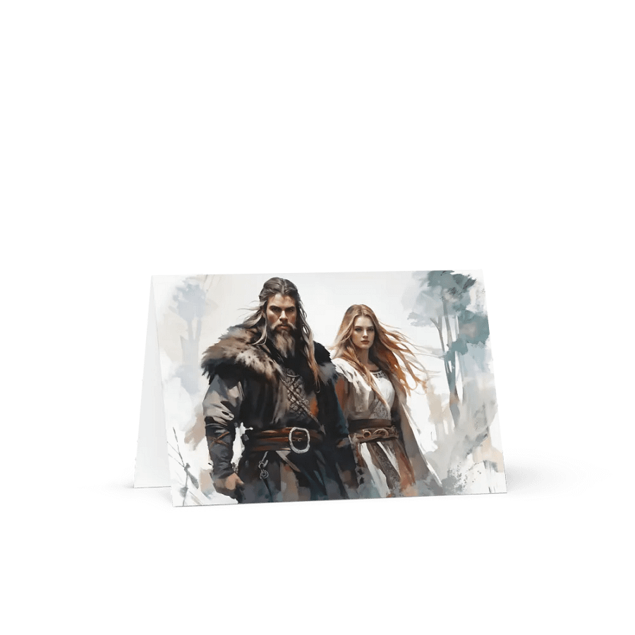 Greeting Card - Viking Couple product image (11)
