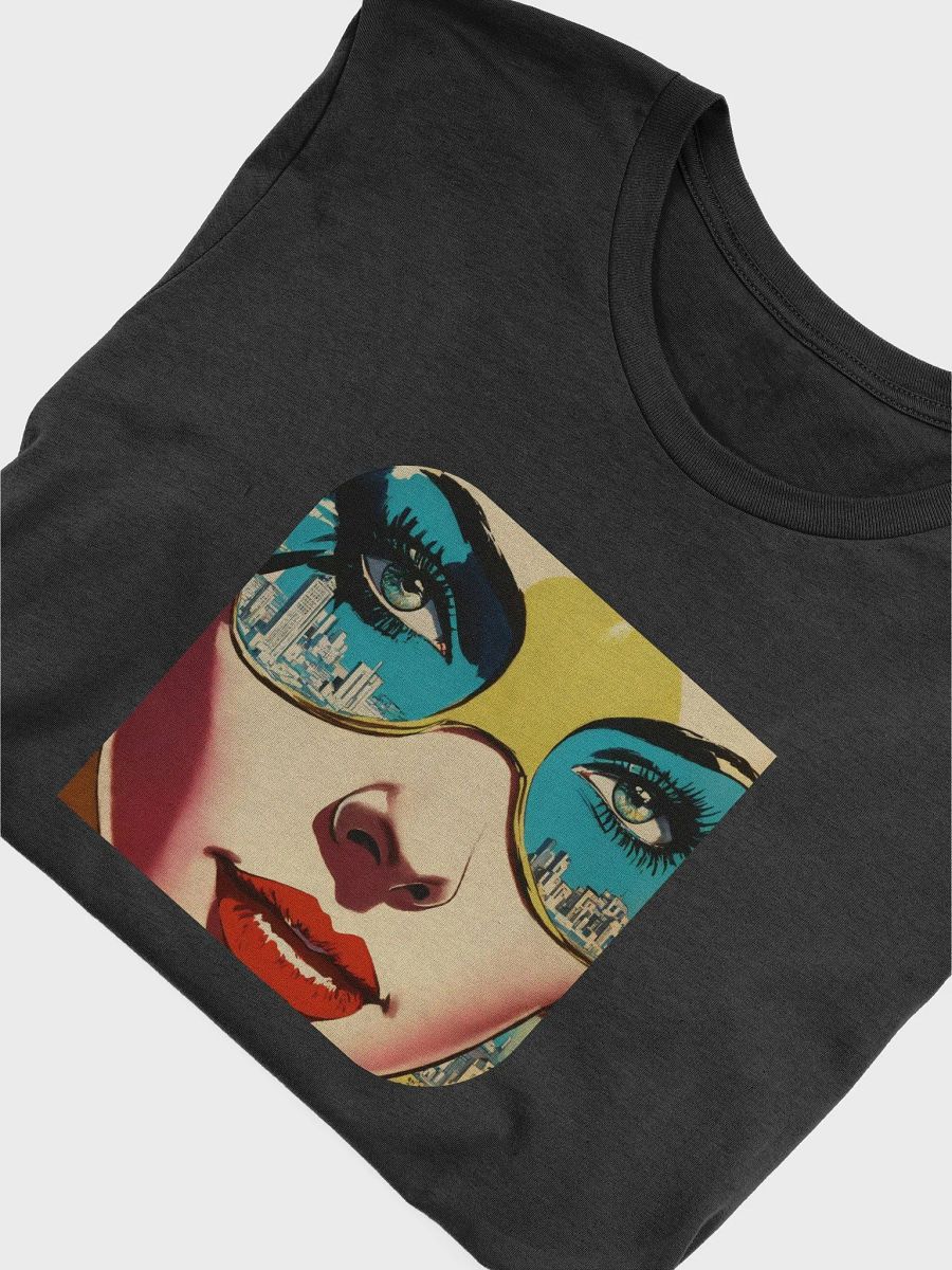 Blue Sunglasses Gal T-Shirt #1168 product image (4)