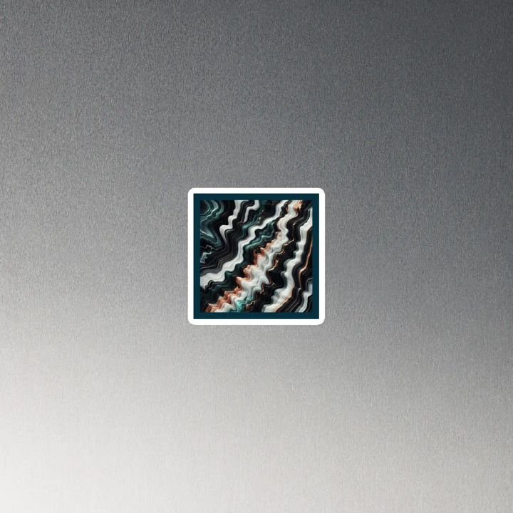 Marble Waves, Slimline, Die-Cut Magnet product image (2)
