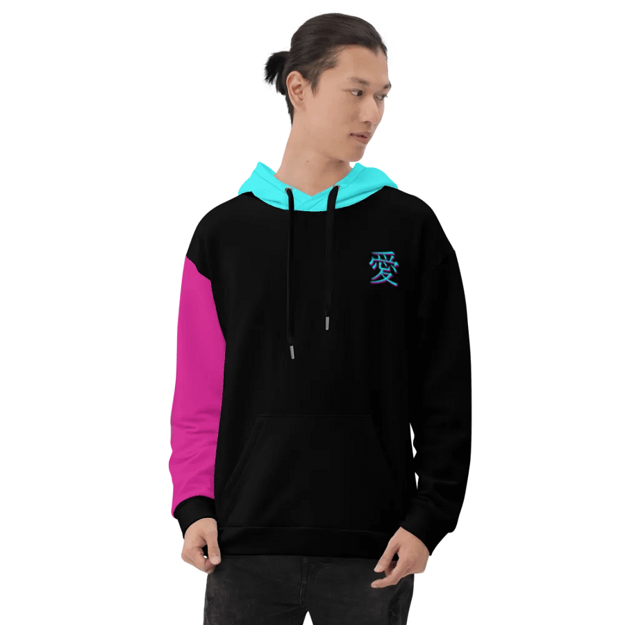 Waifu Material - Hoodie (Black) product image (4)