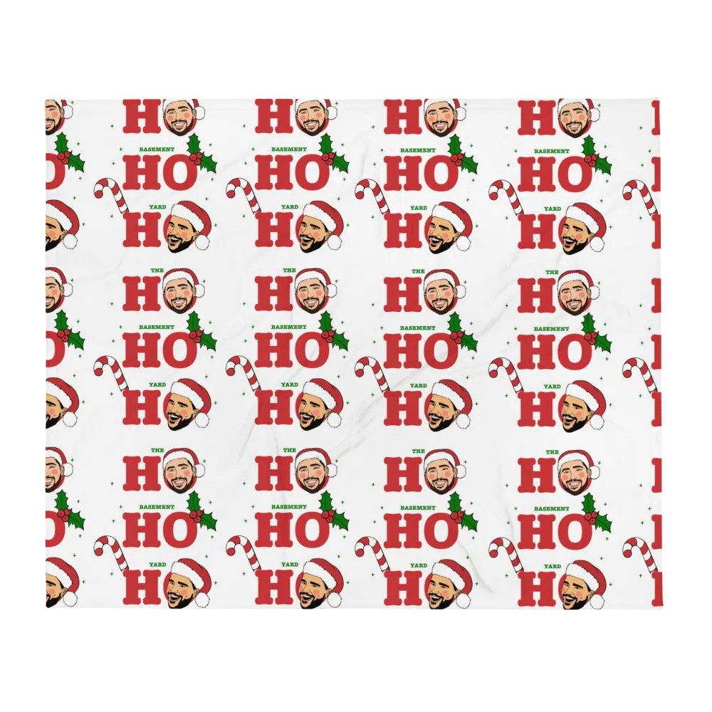 HO HO HO Throw Blanket! product image (1)
