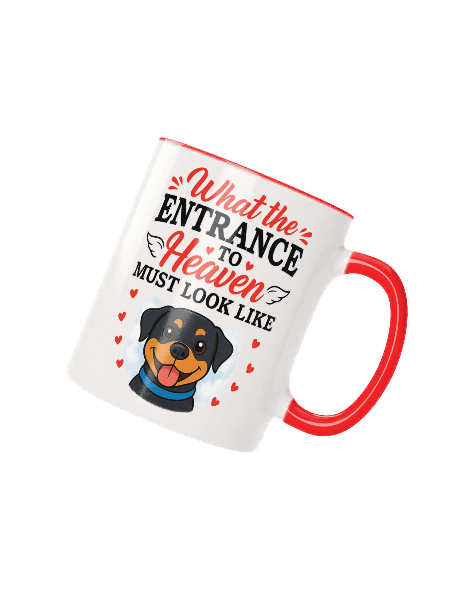 Heavenly Rottweiler Ceramic Mug product image (4)