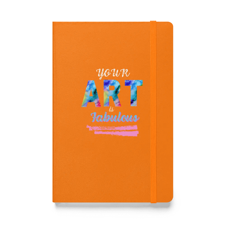 Artistic Watercolor Hardcover Notebook or art students moms daughters friends art teachers product image (1)