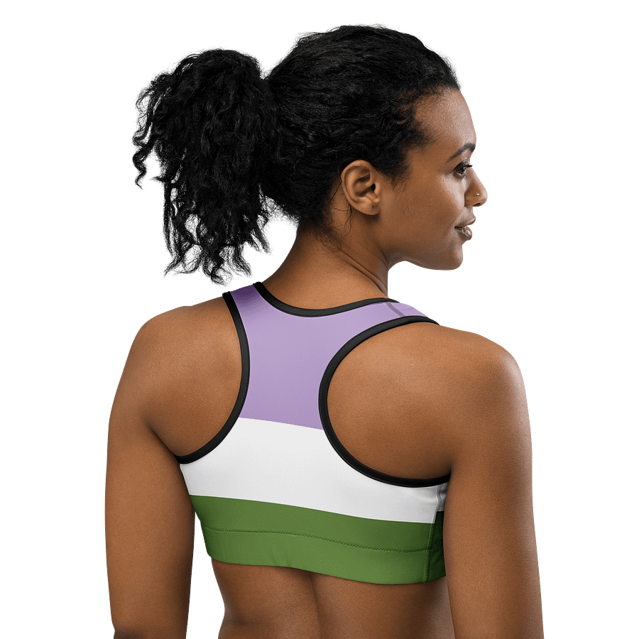 Genderqueer Pride Flag Sports Bra product image (4)