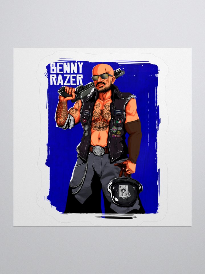 Benny Razer Portrait Sticker product image (2)