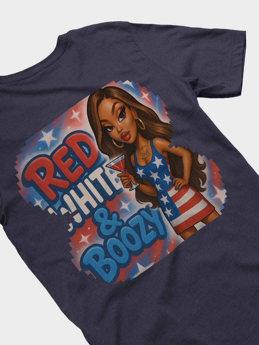 Red, White & Boozy Patriotic T-Shirt product image (12)