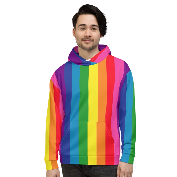 1978 Rainbow Pride Flag = 8-Color - All-Over Print Hoodie product image (2)