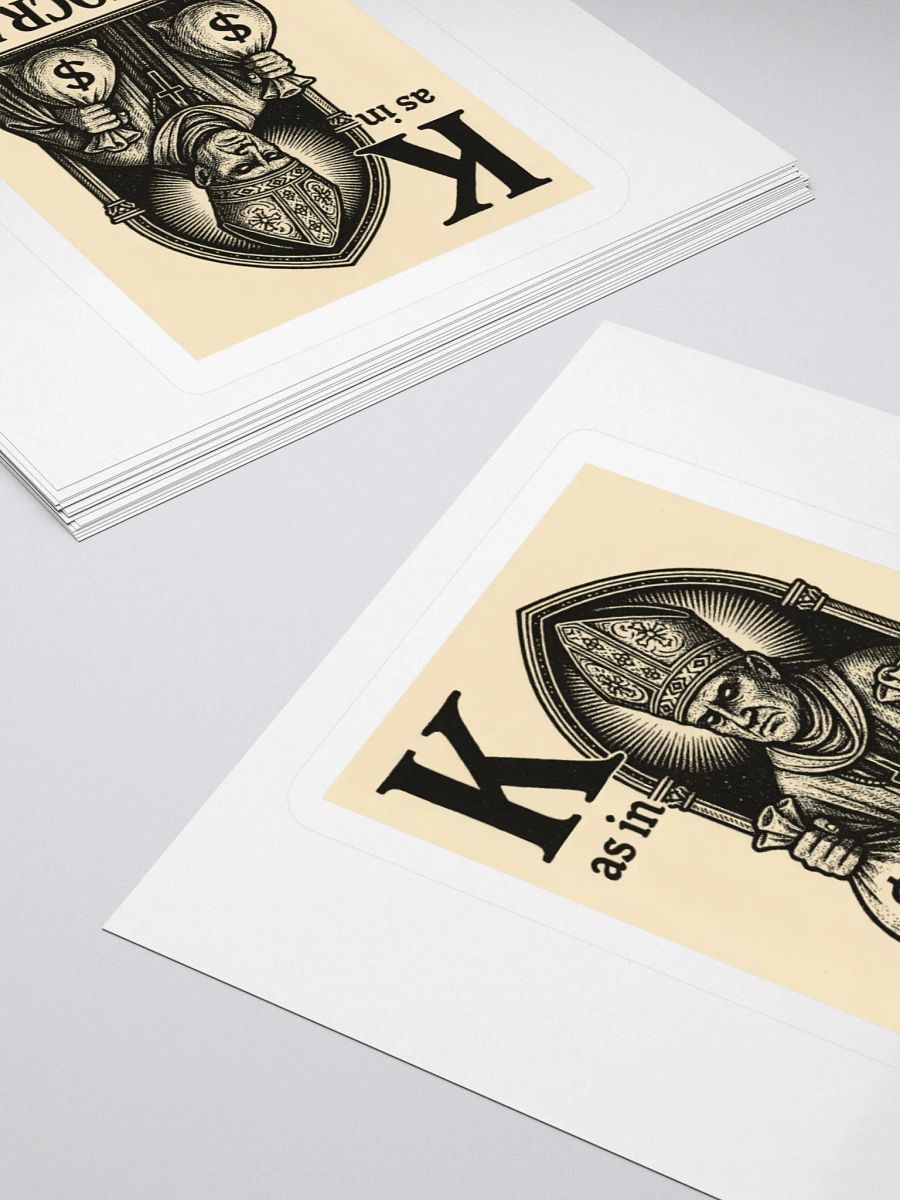 K as in kleptocracy sticker product image (10)
