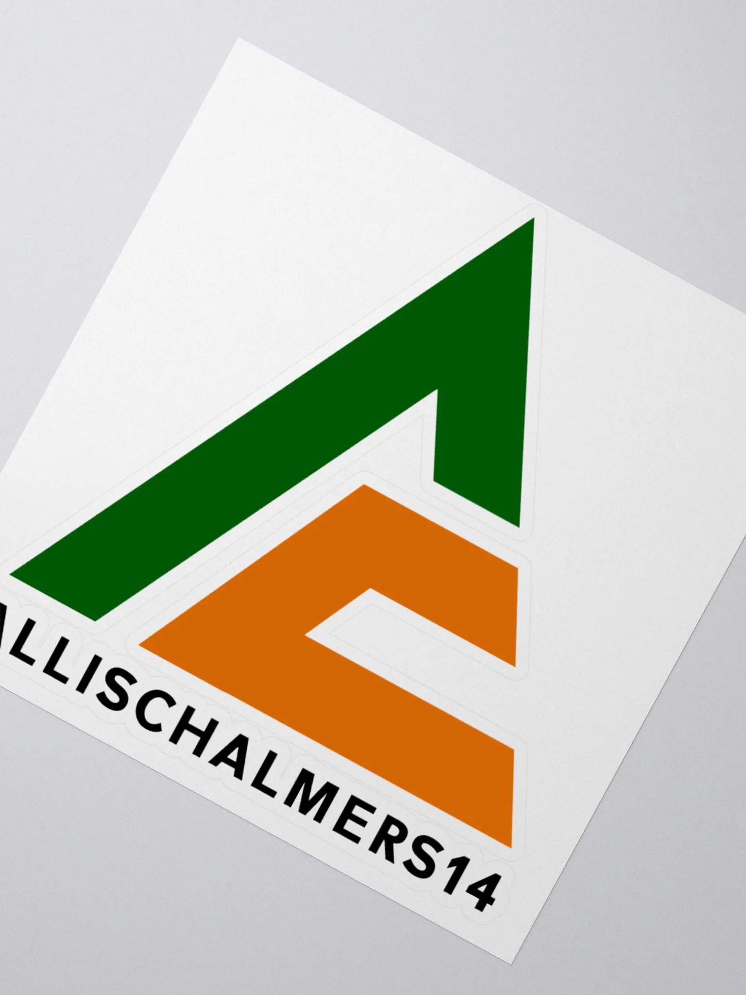 Logo Sticker-White product image (2)