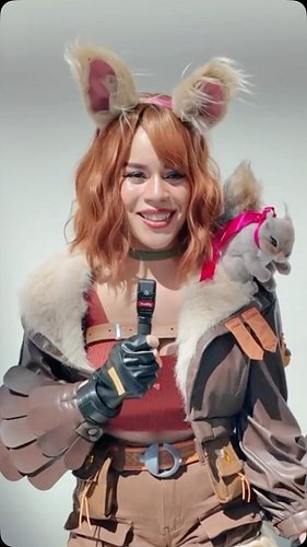 @kairos_fk cosplaying as Squirrel Girl from Marvel Rivals answering a few questions about their cosplay and experience in @an...