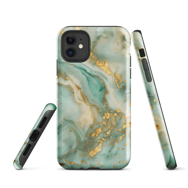 Turquoise Tough iPhone Case product image (1)
