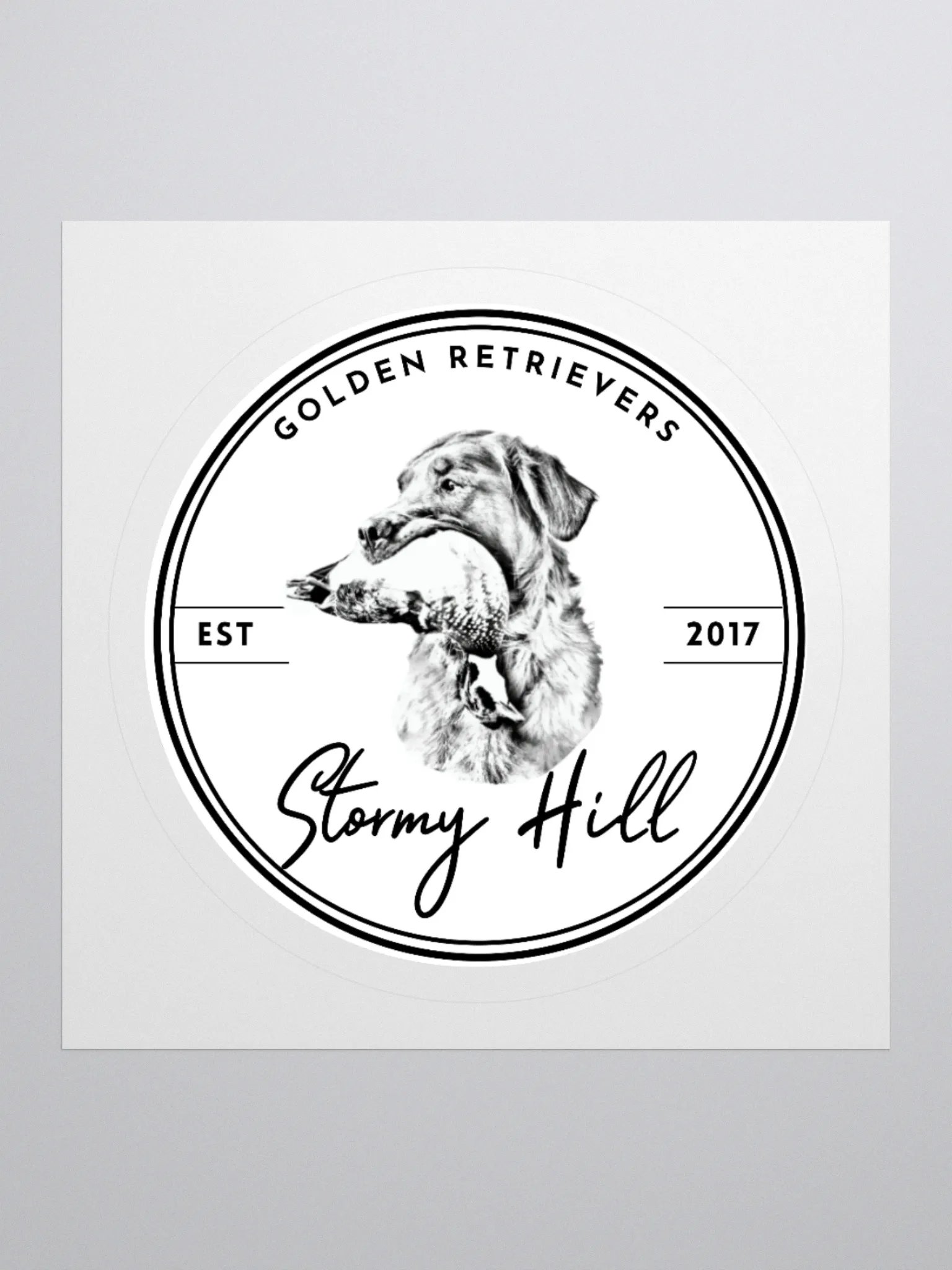 Stormy Hill Golden Retrievers Stickers product image (2)