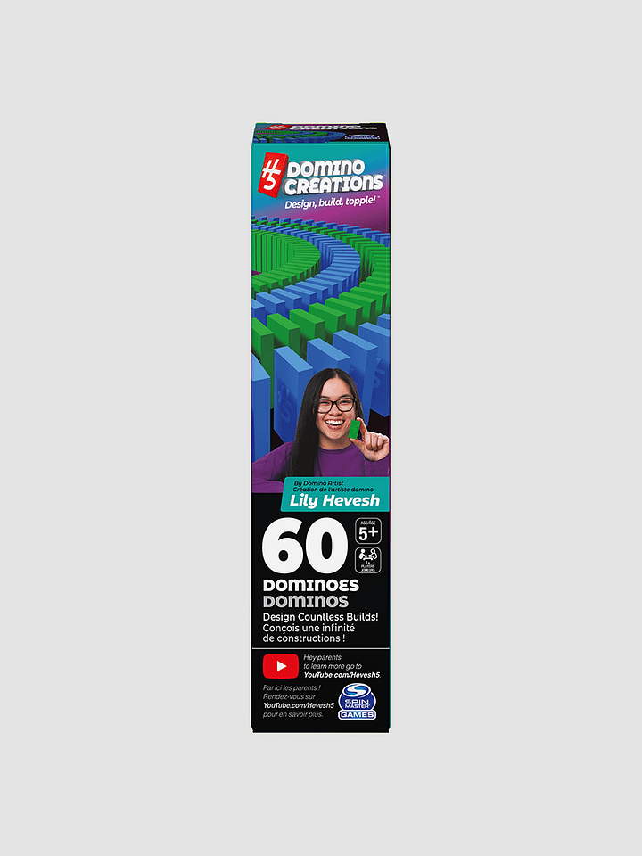 60-Piece H5 Domino Creations Pack (Neon Blue & Green) product image (1)