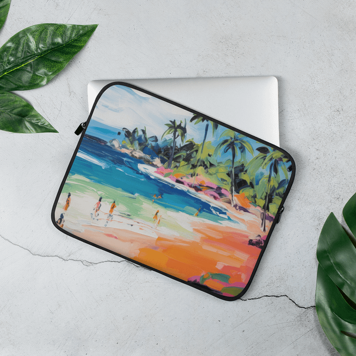 Island Paradise Beach Laptop Sleeve product image (2)