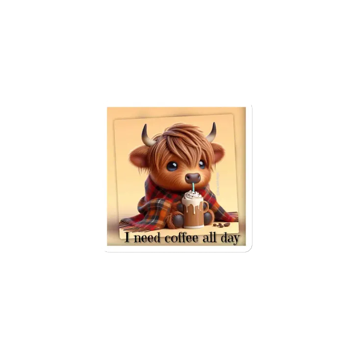 Coffee Cow Die-Cut Magnets product image (1)