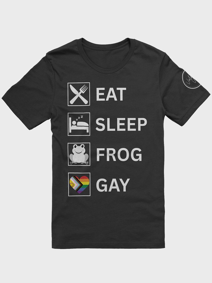 Eat, Sleep, Frog, Gay Tee product image (5)