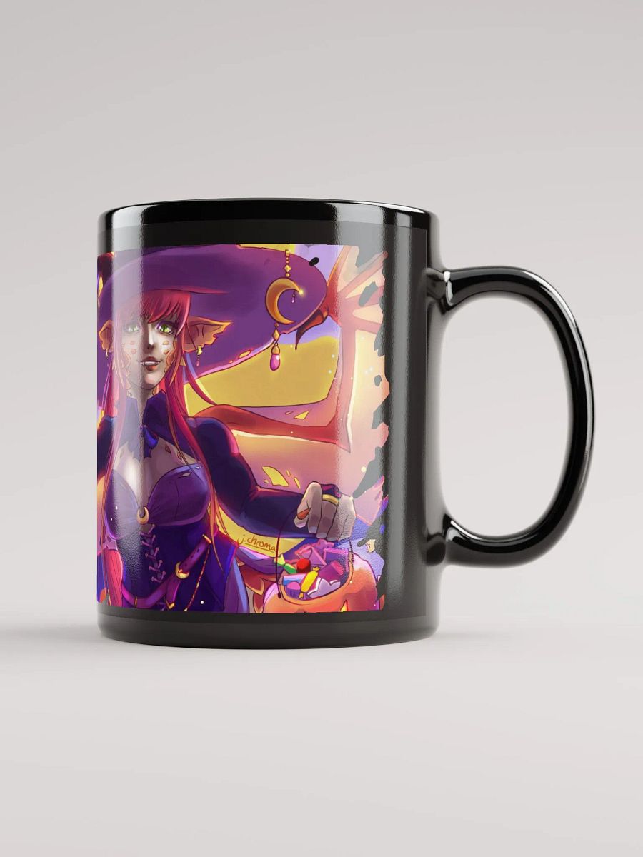 CosmicChroma Vtuber Halloween - Spooky Witch - Colorful Ceramic Mug - Art by CosmicChroma product image (2)