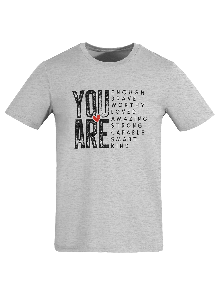 “You Are Enough” Affirmation Tee – Organic Cotton Unisex T-Shirt product image (22)
