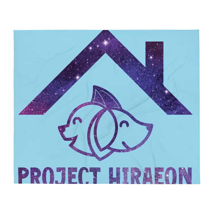 LIGHT BLUE PH THROW BLANKET product image (2)