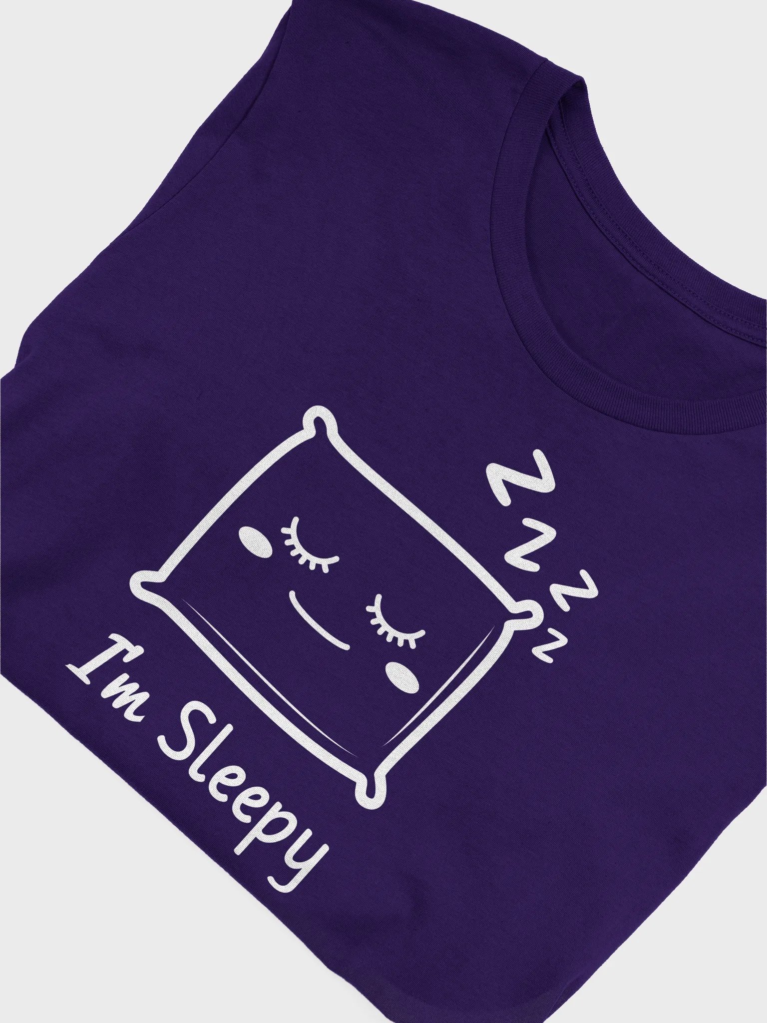 "I'm Sleepy" Design Unisex T-Shirt | Bella+Canvas Supersoft T-Shirt product image (5)