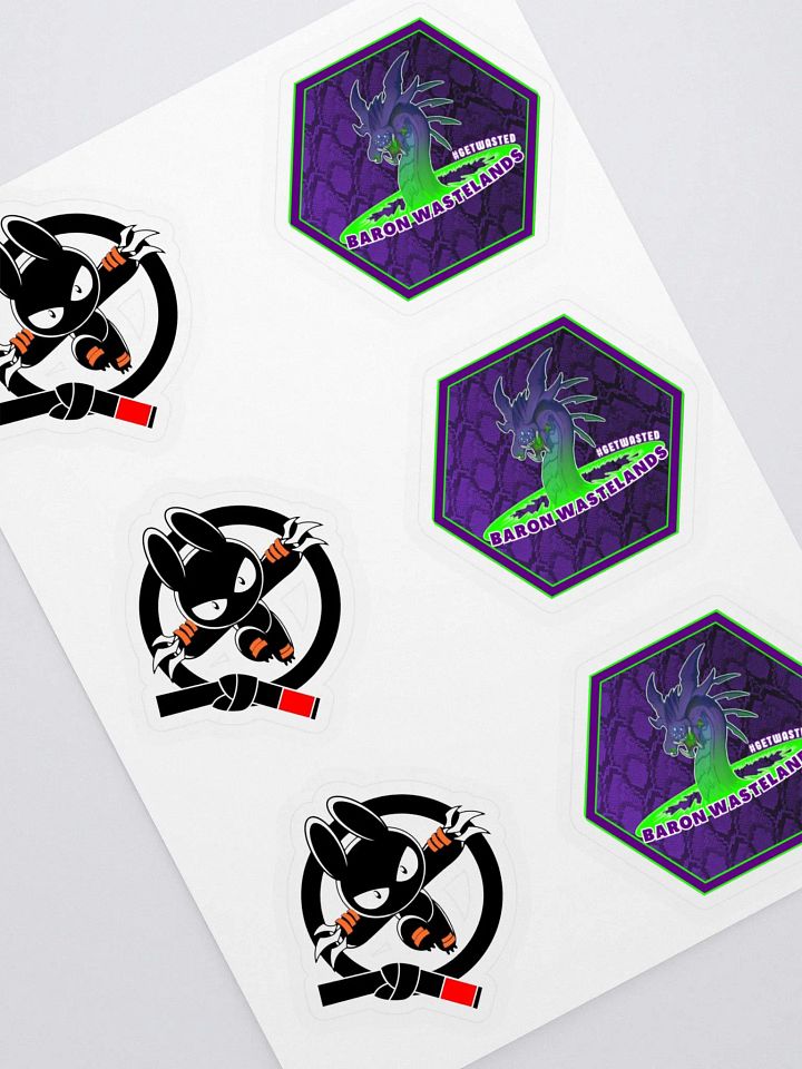 Ninja Bunny / Baron Wasteland sticker pack product image (2)
