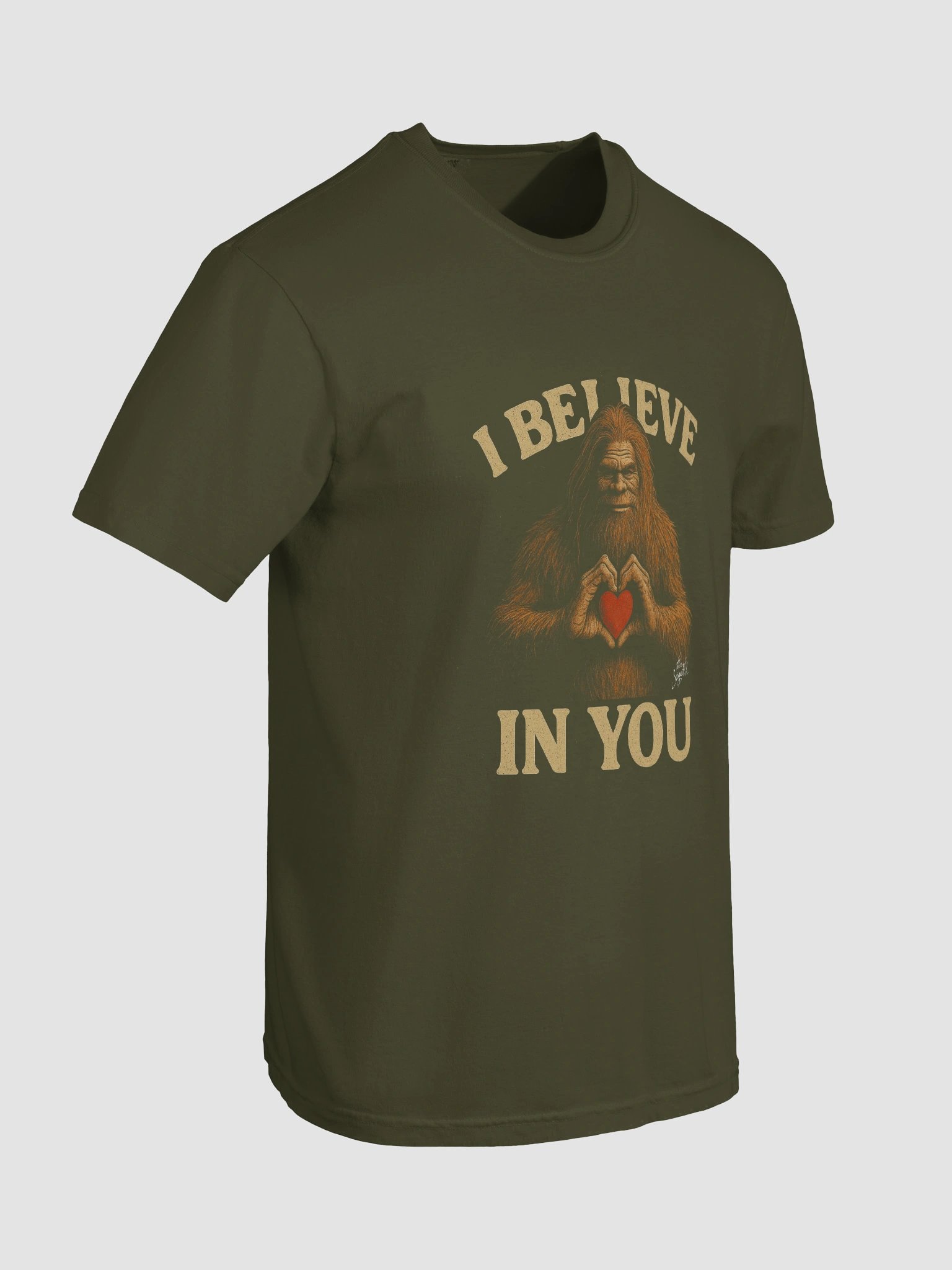 Bigfoot Believes in You – Inspirational Sasquatch T-Shirt product image (39)