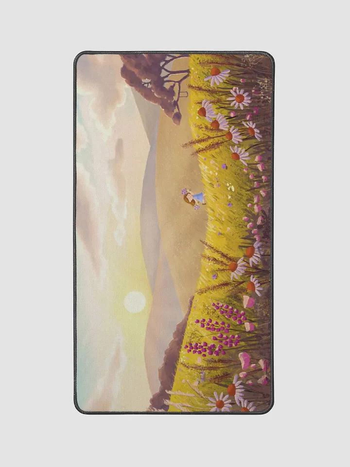 Joyful Meadows at Golden Hour Desk Mat product image (1)