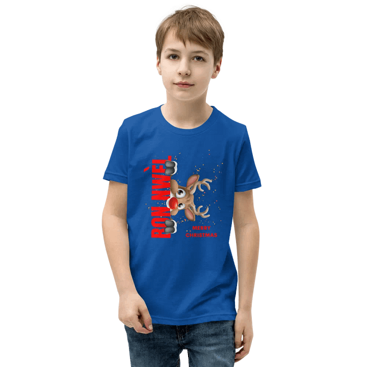 Rudolph's Merry Christmas Youth T-Shirt product image (38)
