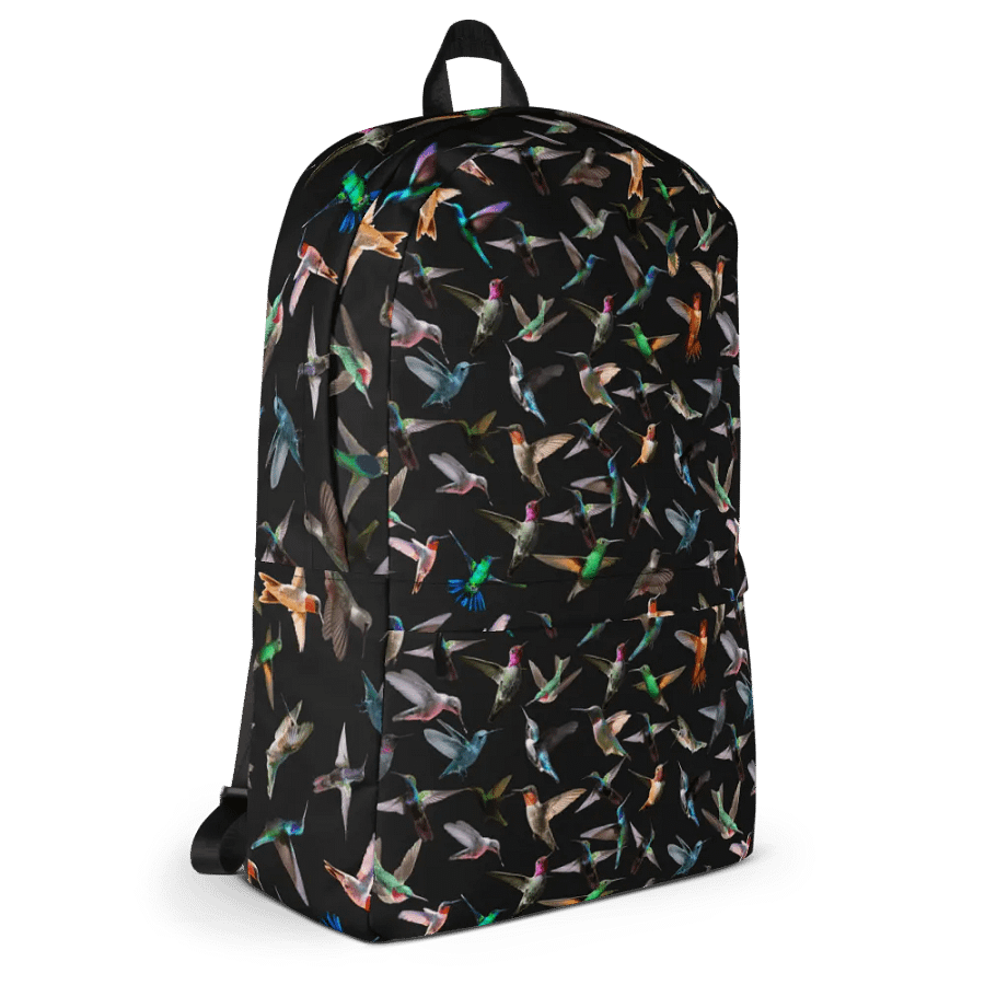 Vibrant Hummingbird Flight Backpack for birders moms dads friends product image (5)