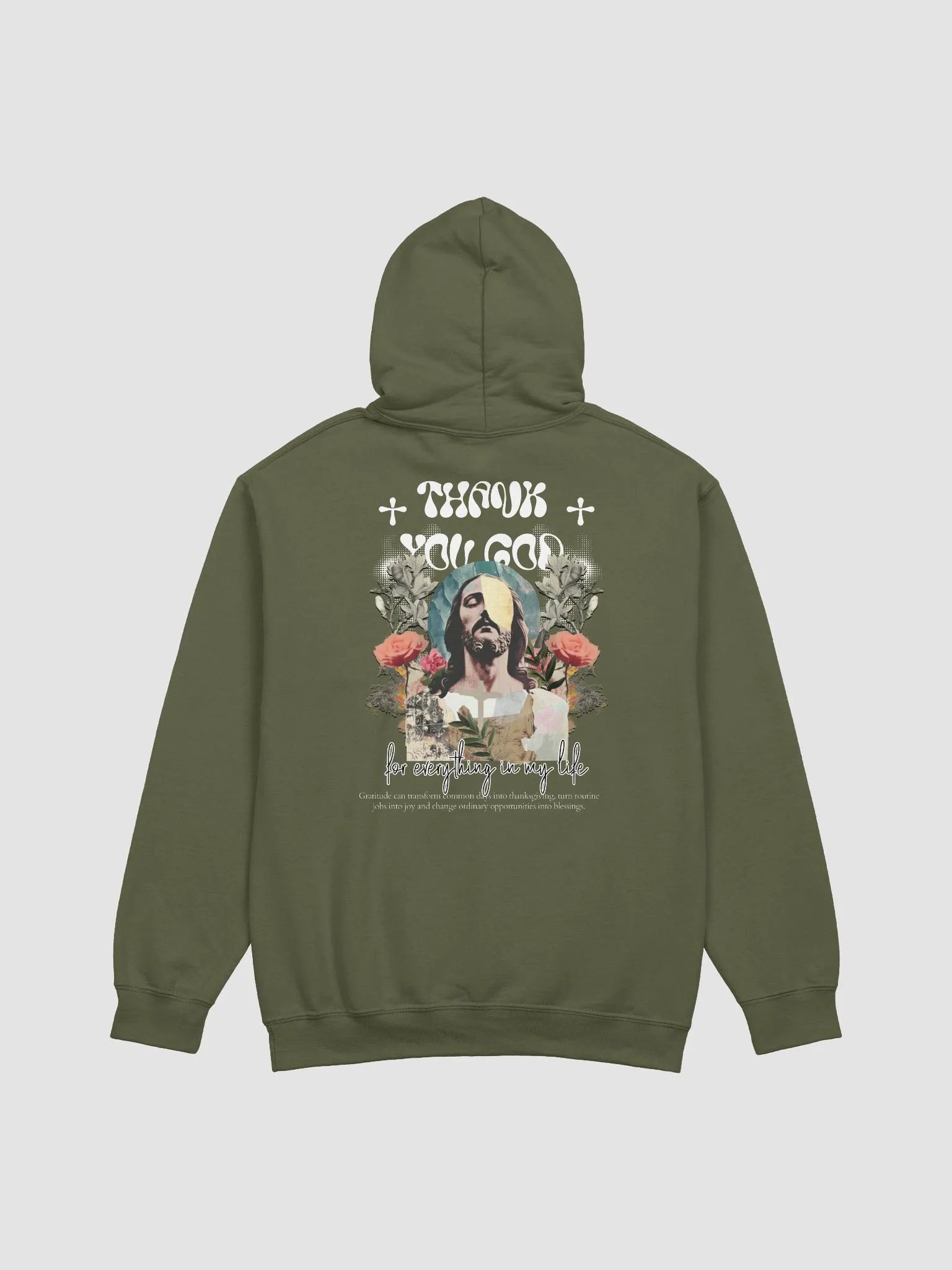Thank You God Christian Faith Based Unisex Hoodie product image (5)