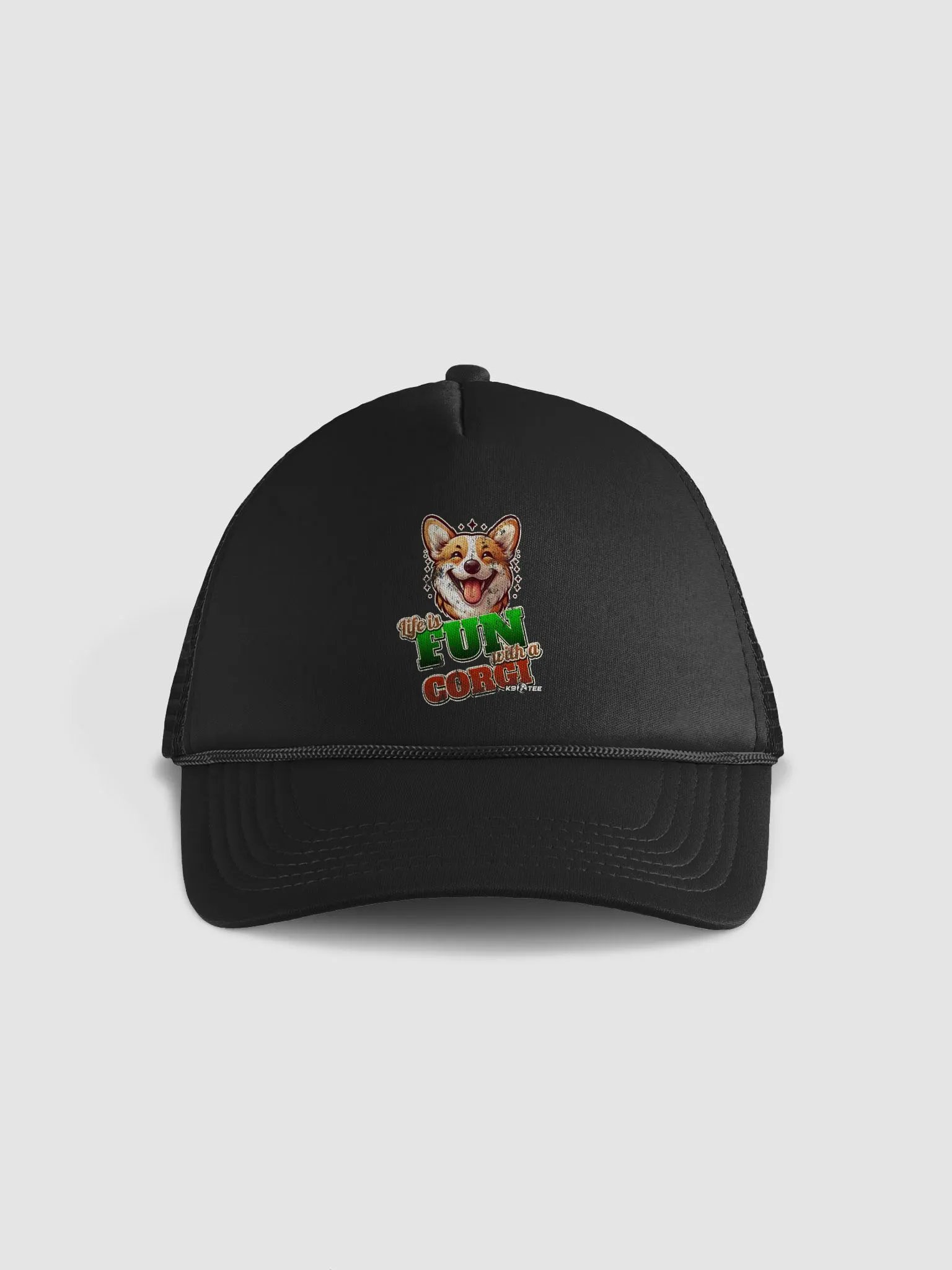 Corgi FUN Foam Trucker Hat product image (1)