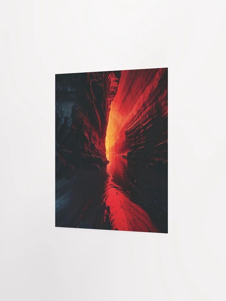 Fiery Canyon Glow Poster product image (25)