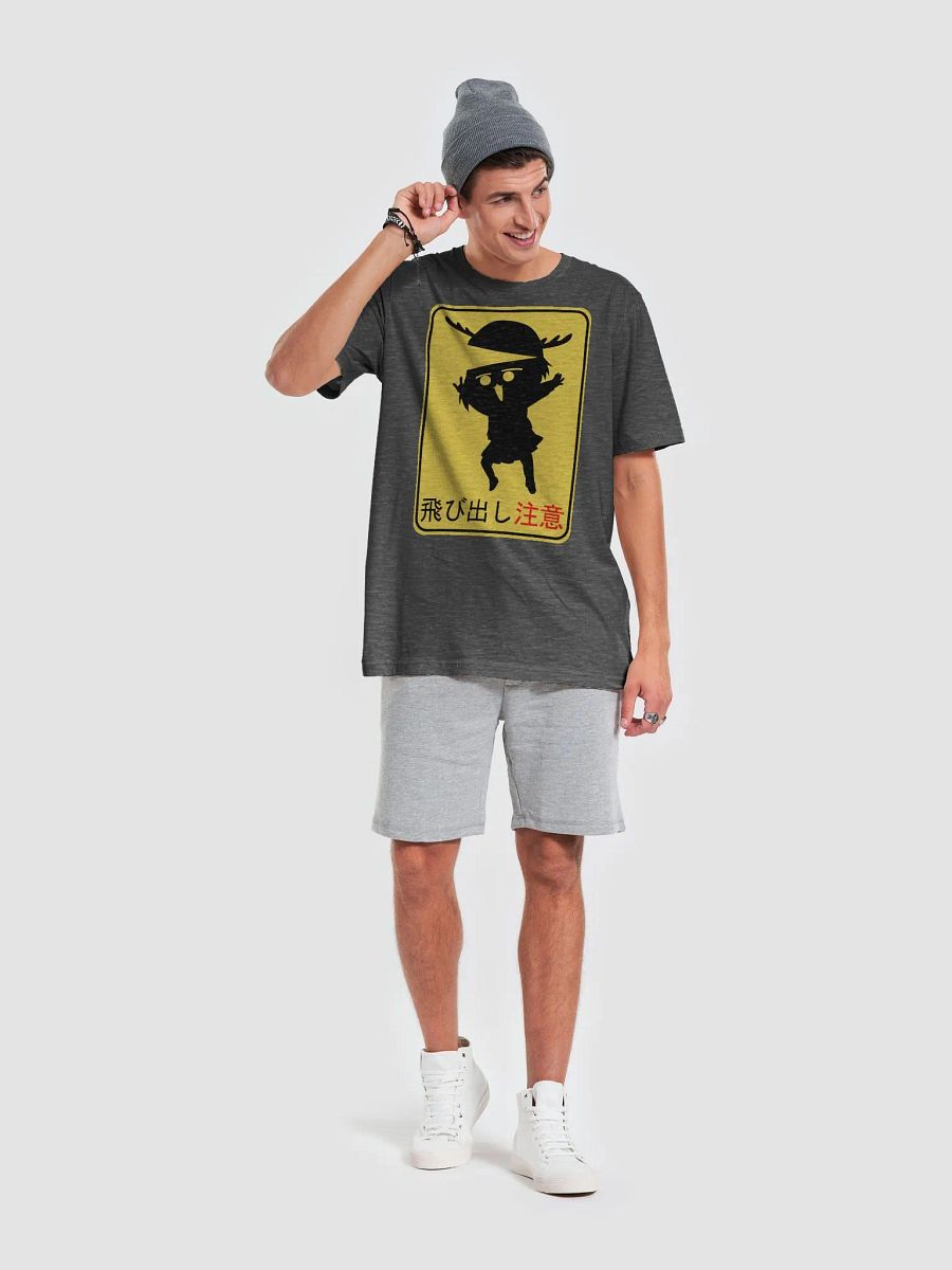 Shikanoko Noko Deer Warning Sign 飛び出し注意 - T-shirt (B) product image (6)