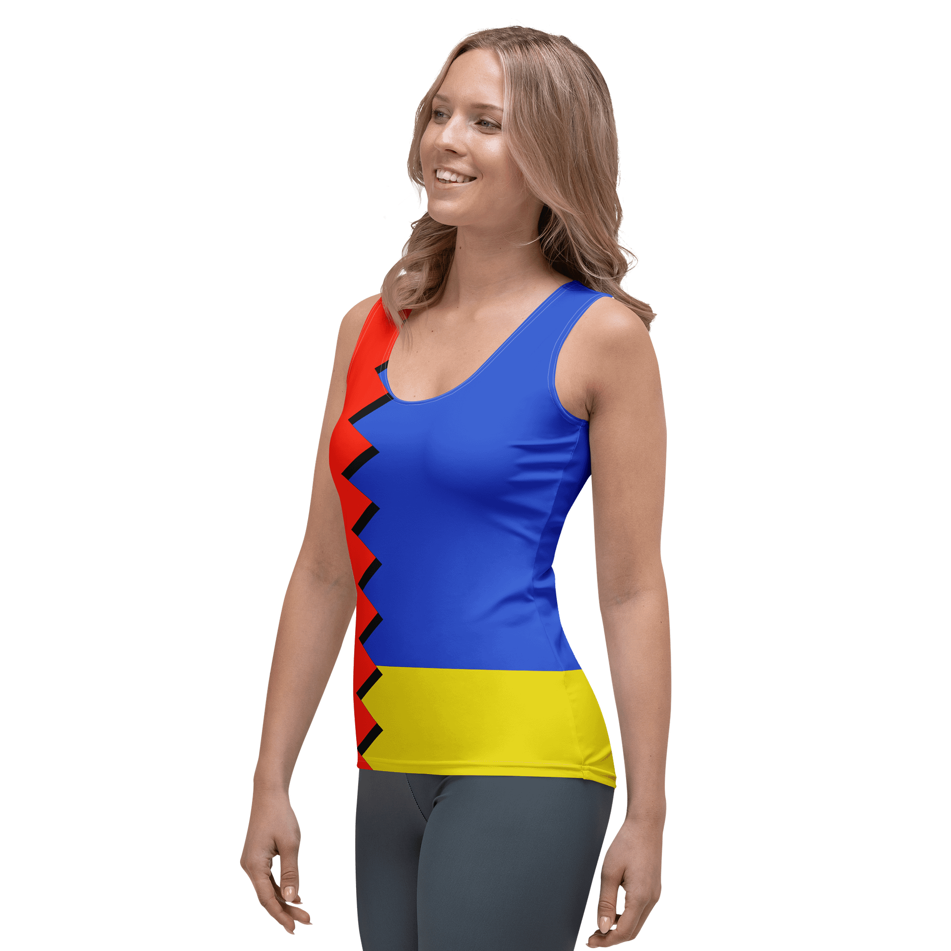 Hedgehog Zone All-Over Print Tight Tank product image (3)