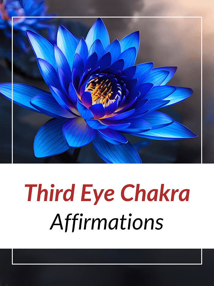 Third Eye Chakra Affirmations for Intuitive Clarity & Wisdom | 852 Hz Frequency product image (1)