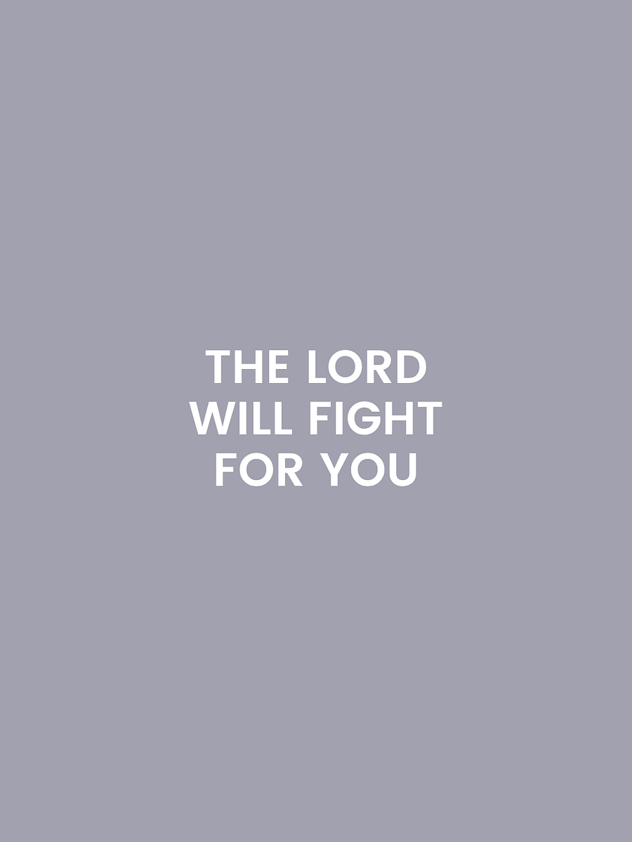 The Lord Will Fight For You. product image (3)