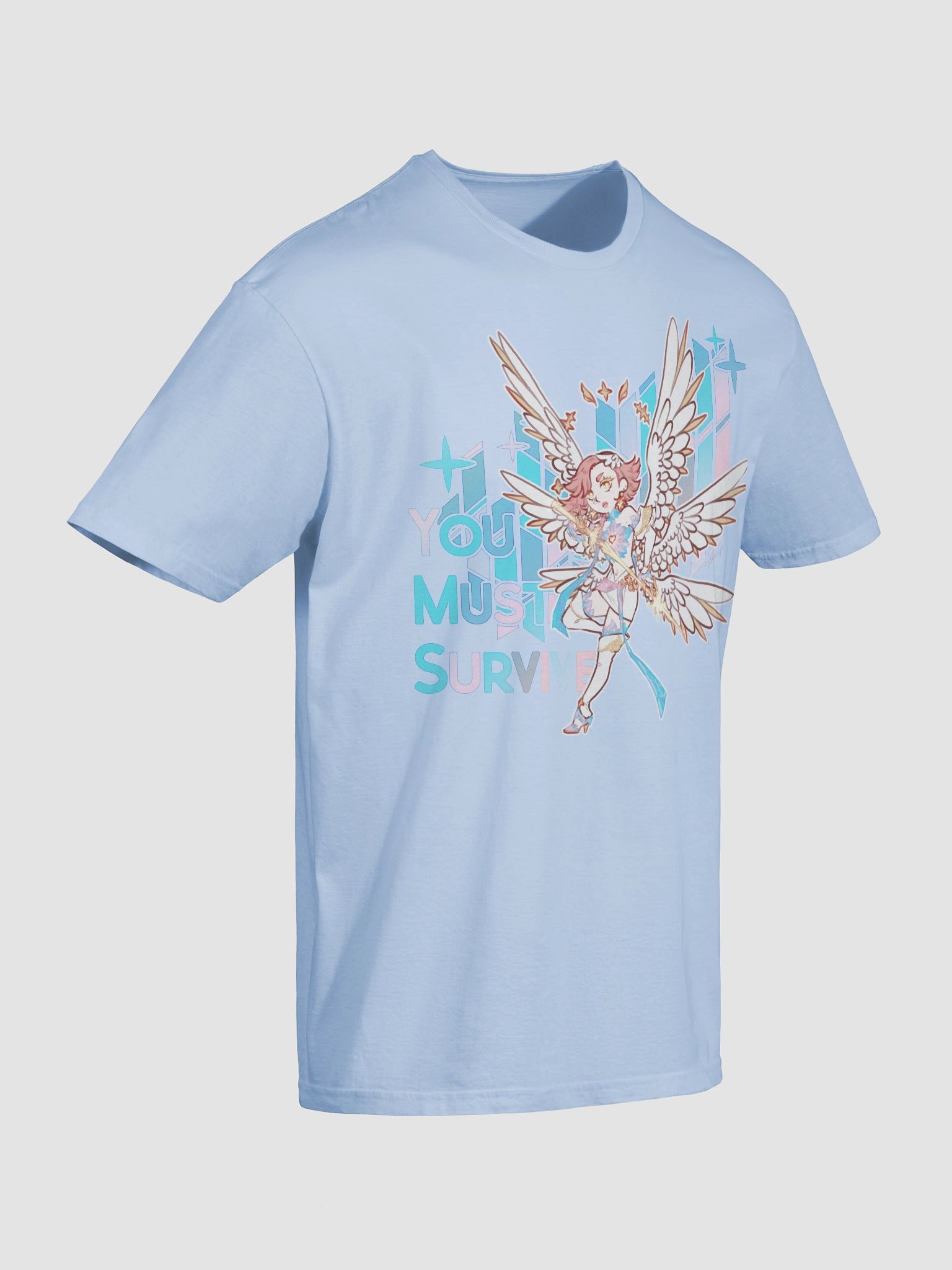 "YOU MUST SURVIVE" Stained Glass t-shirt w/ Prism product image (17)
