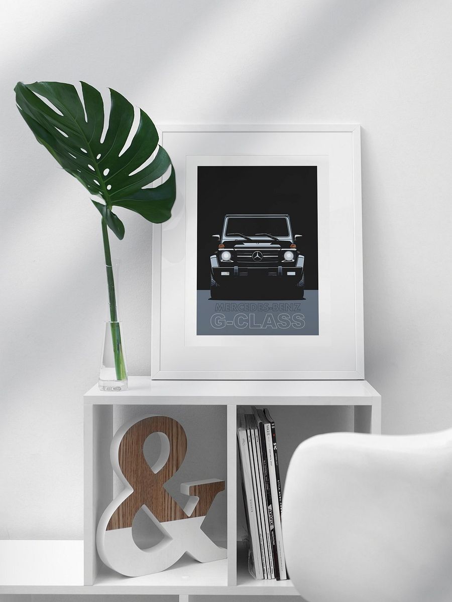 Mercedes-Benz G-Class Poster, Off-Road Luxury SUV Art Print, Car Enthusiast Wall Decor, Iconic G-Wagon Illustration, Automotive Poster product image (3)