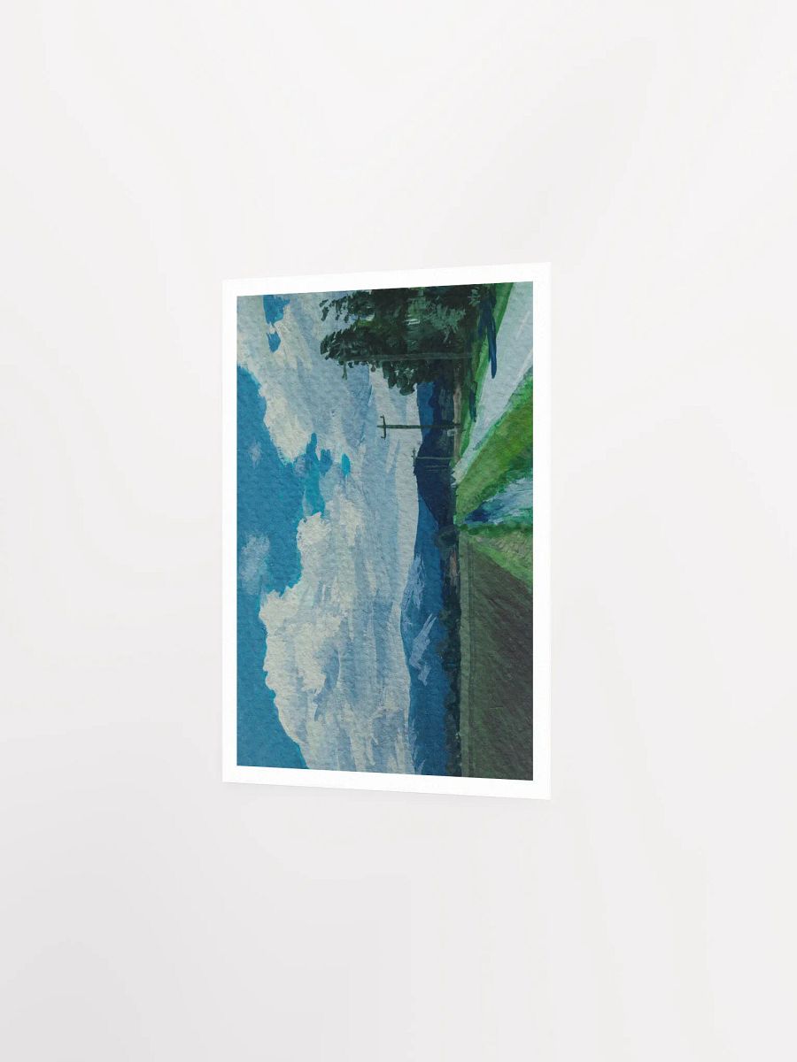 Blue Country Lane - Art Print product image (3)