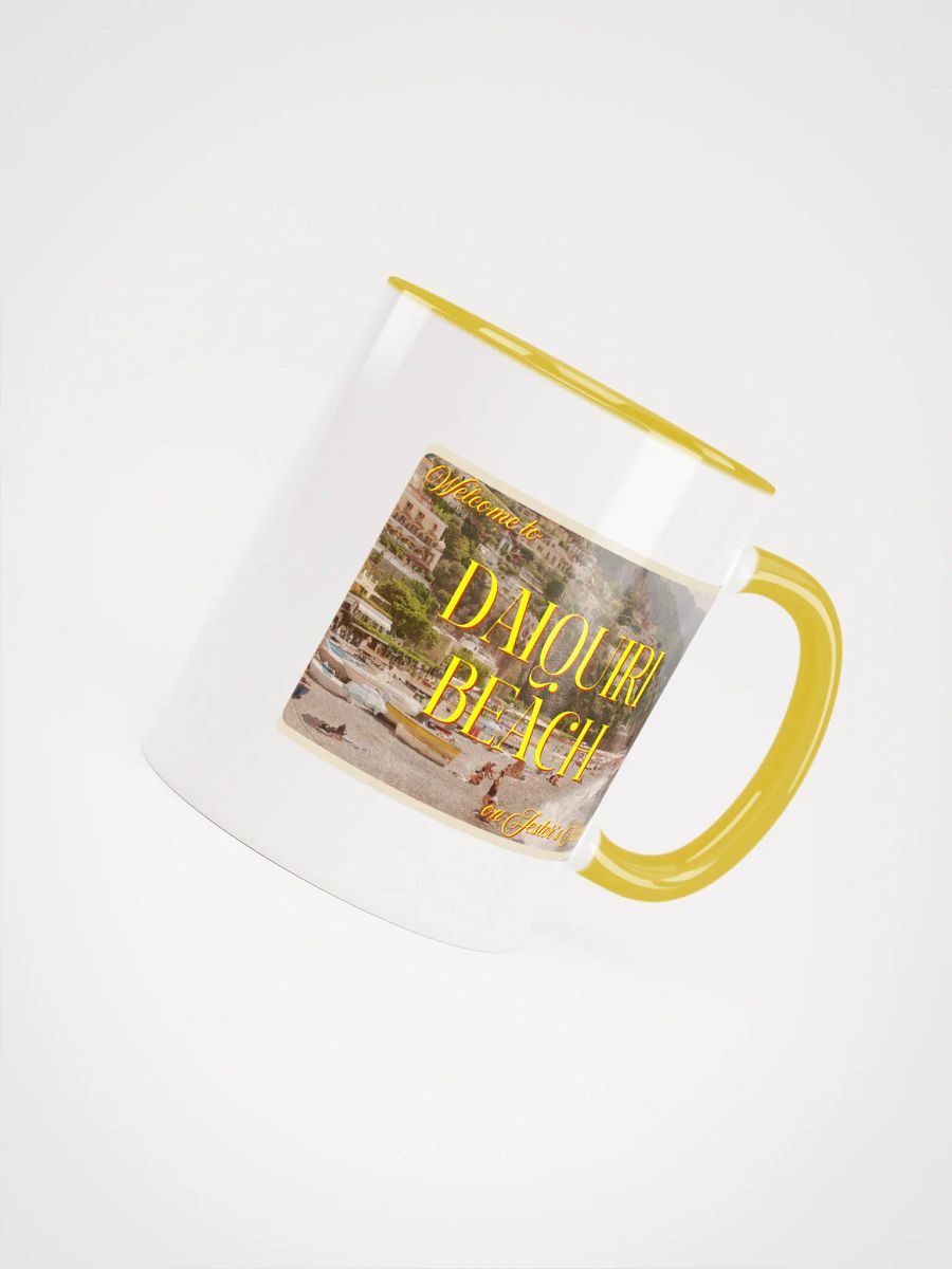 DAIQUIRI BEACH POSTCARD MUG - YELLOW product image (4)