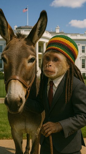 JAHMUNKEY REOPENS THE GOVERNMENT👑 #government #rasta #monkey #funny #ai #governmentshutdown