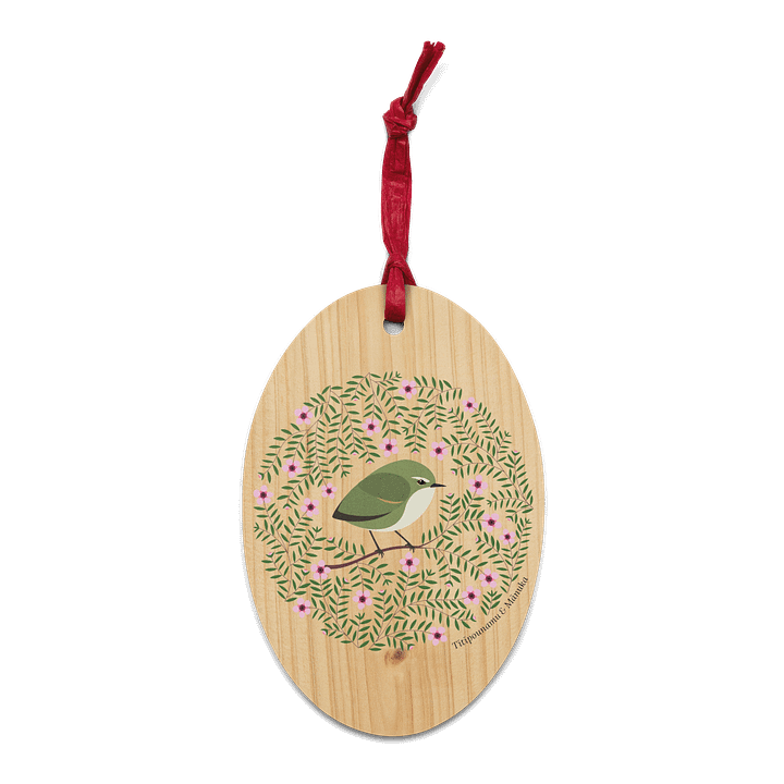 Tītīpounamu in Mānuka Wooden Ornament product image (2)
