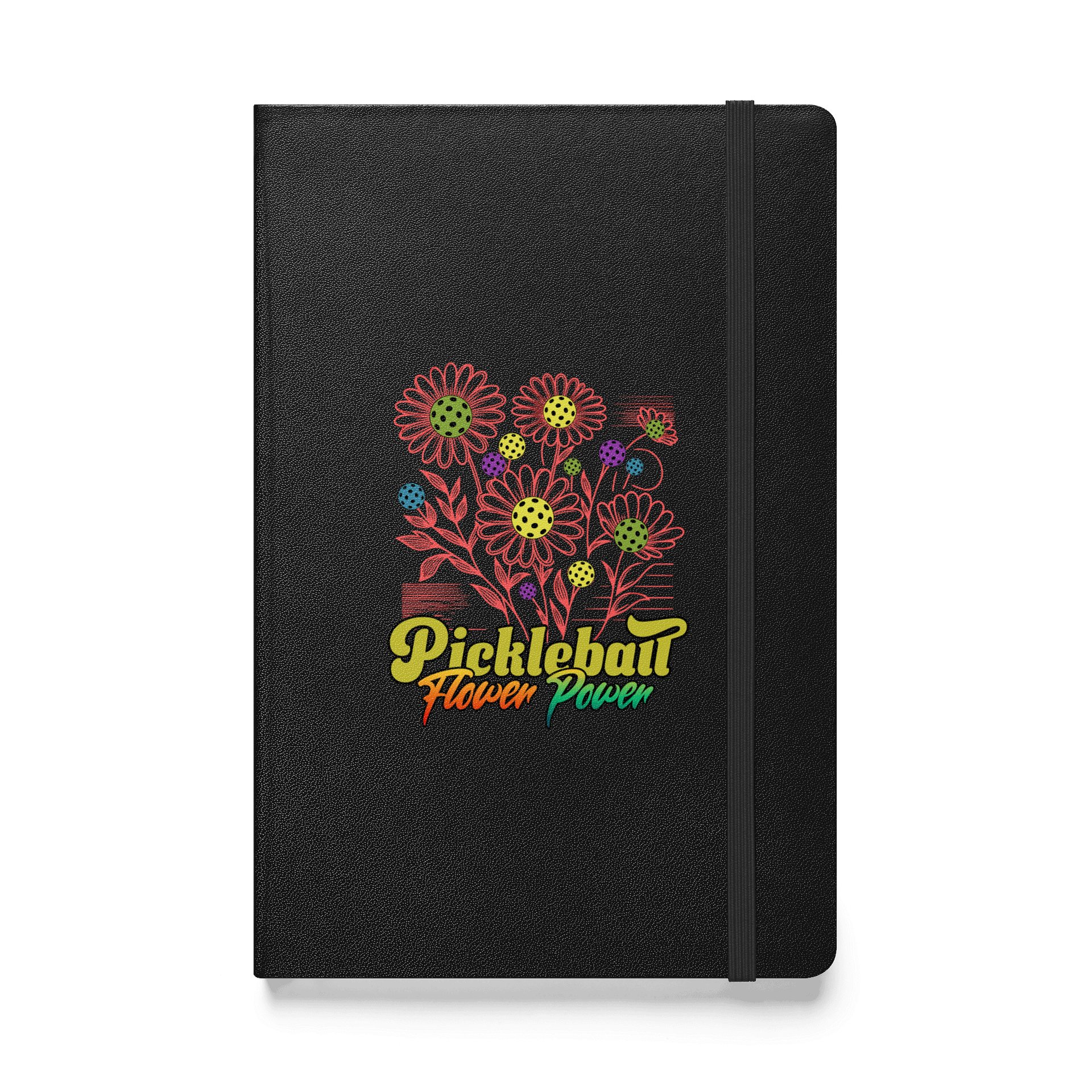 Pickleball Flower Power Hardcover Journal product image (1)
