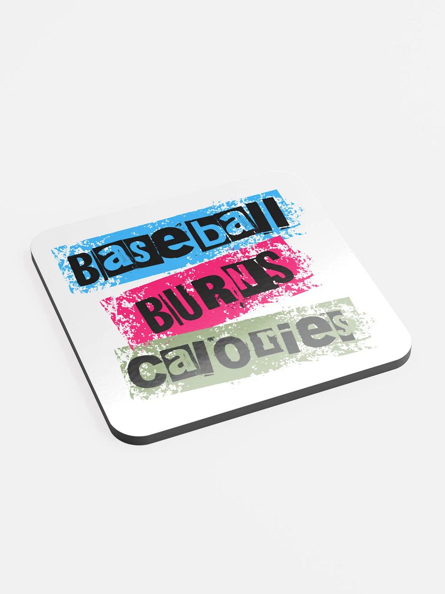 Baseball Burns Calories Vintage Coaster Set product image (3)