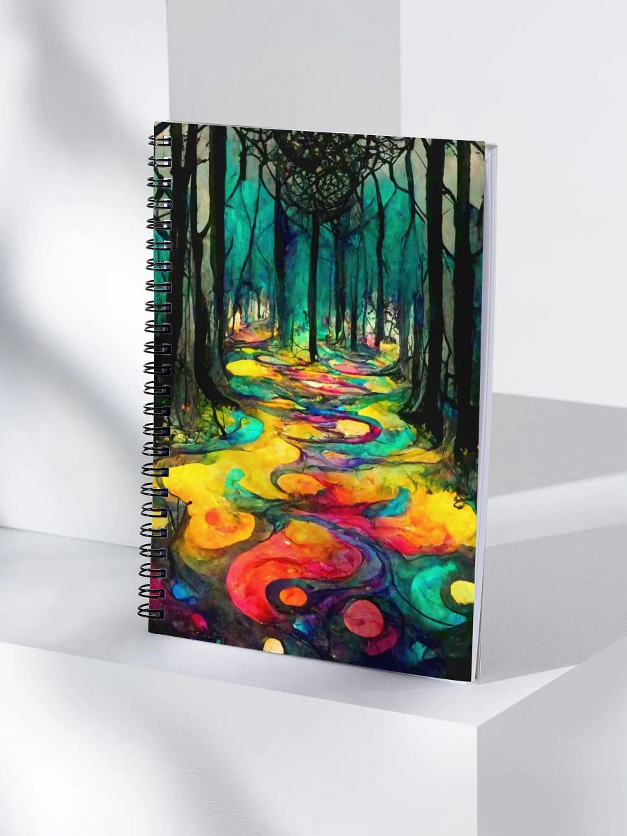 Enchanted Forest Spiral Notebook product image (4)